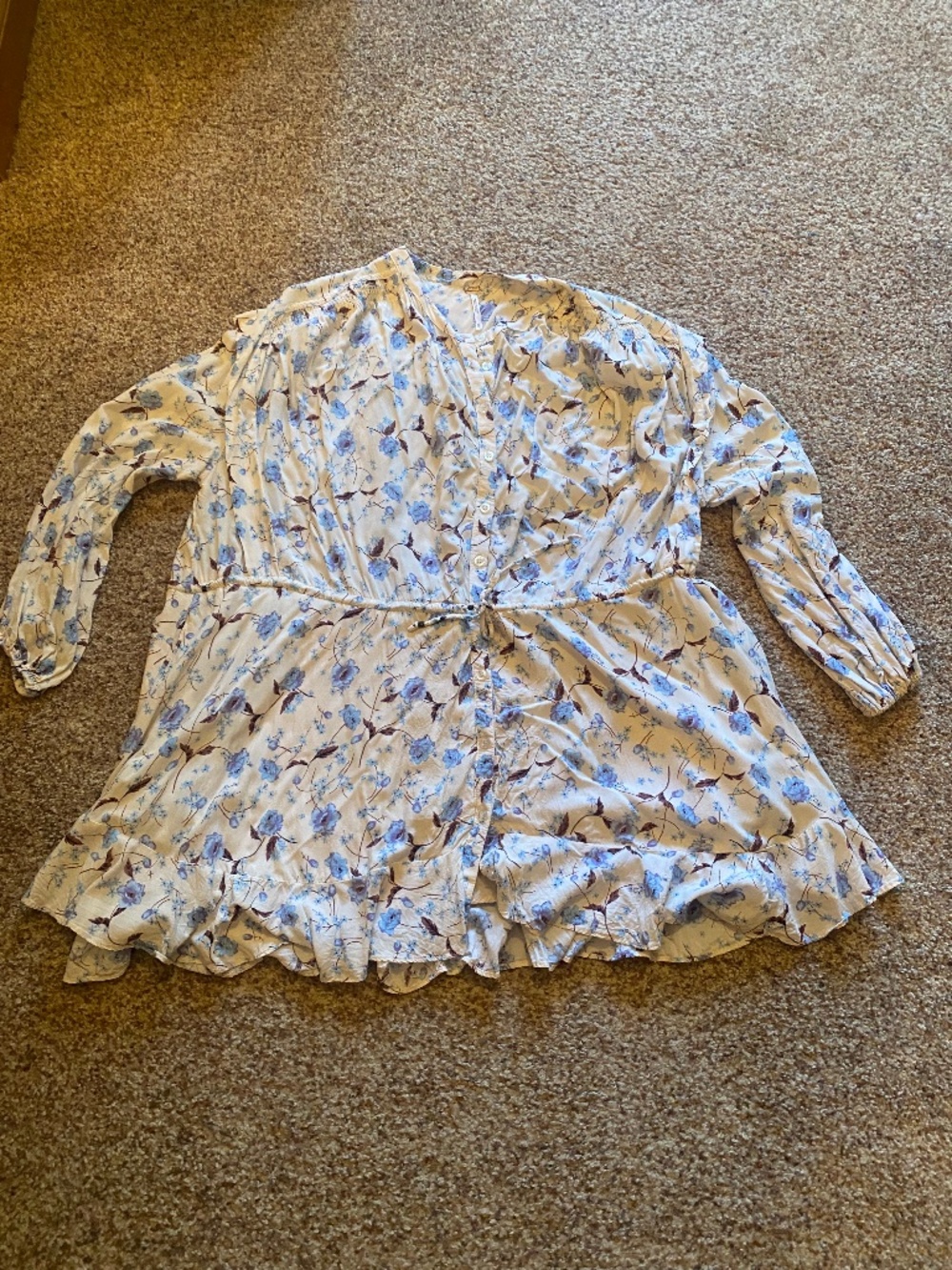 Free People Dress Button down Tunic XS